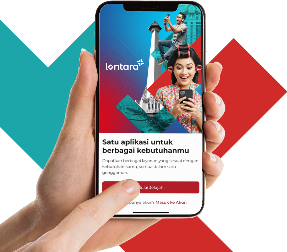 Aplikasi Lontara+ di ponsel